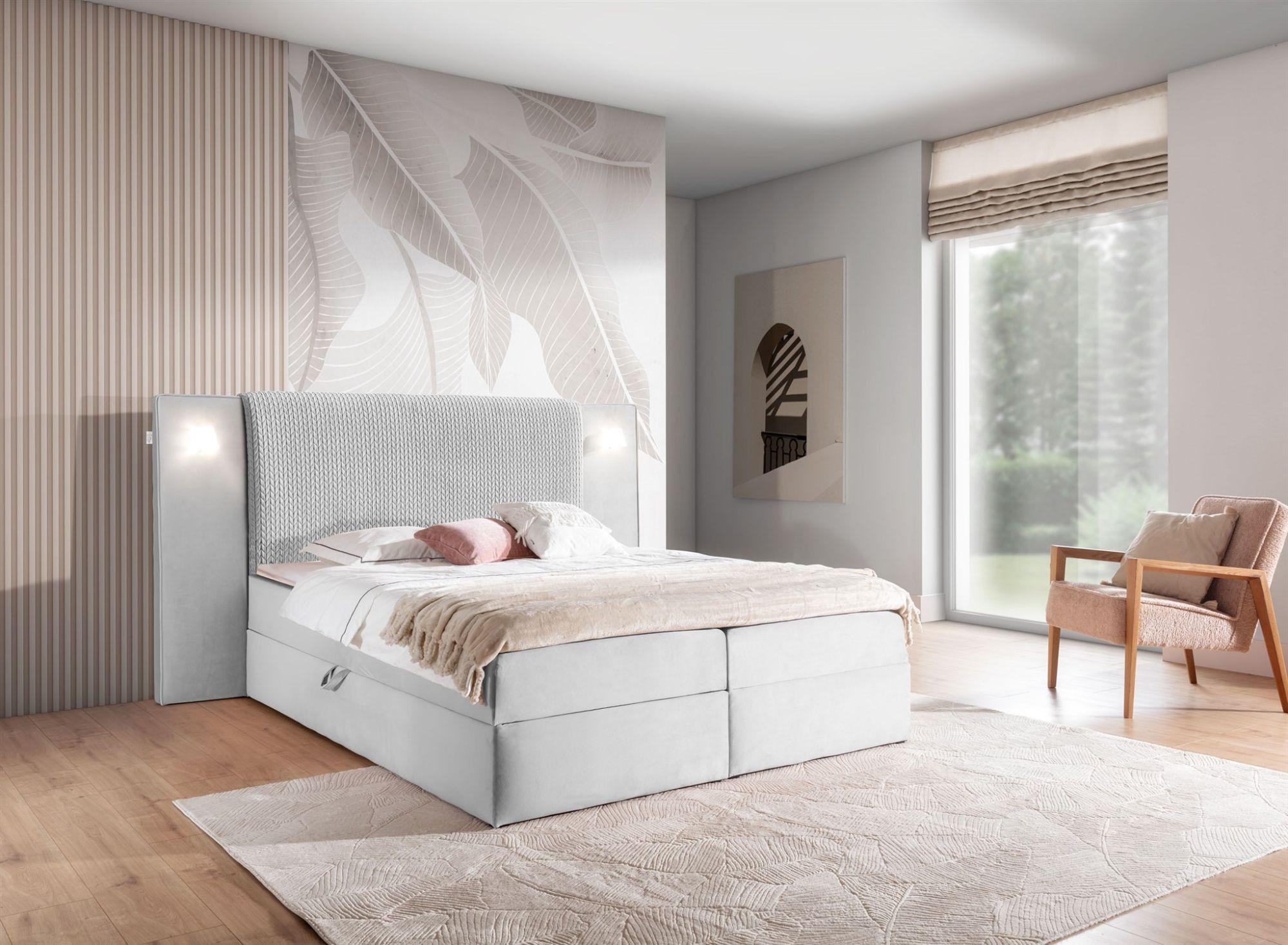 wohnli-moebel-suche-800000888141-1 BOXBETT Marten Magic Velvet Set.1 Textil Fun Möbel Möbel > Betten > Boxspringbetten Grau