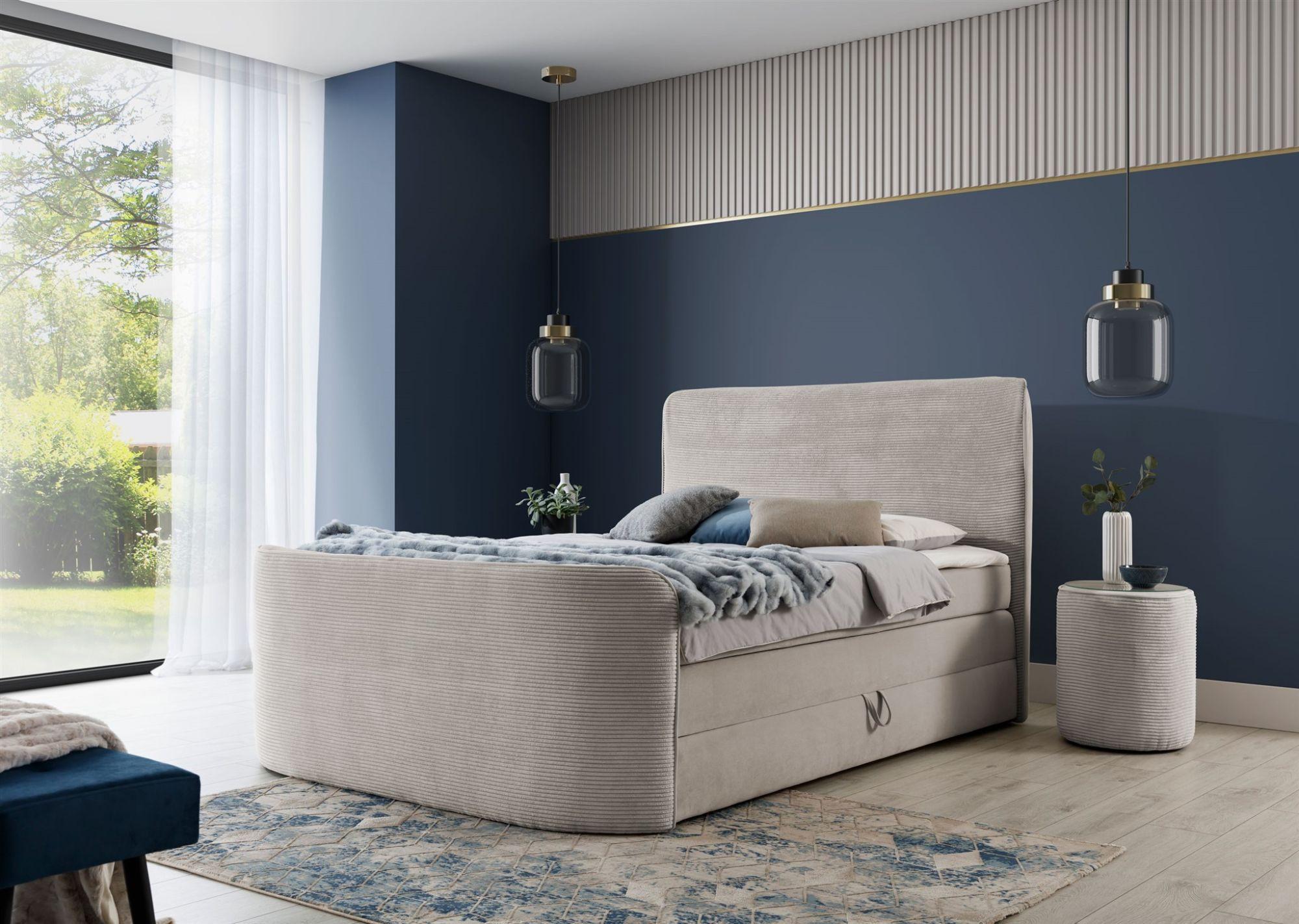 wohnli-moebel-suche-800000888160-1 BOXSPRINGBETT Body In Paros Textil Fun Möbel Möbel > Betten > Boxspringbetten Beige