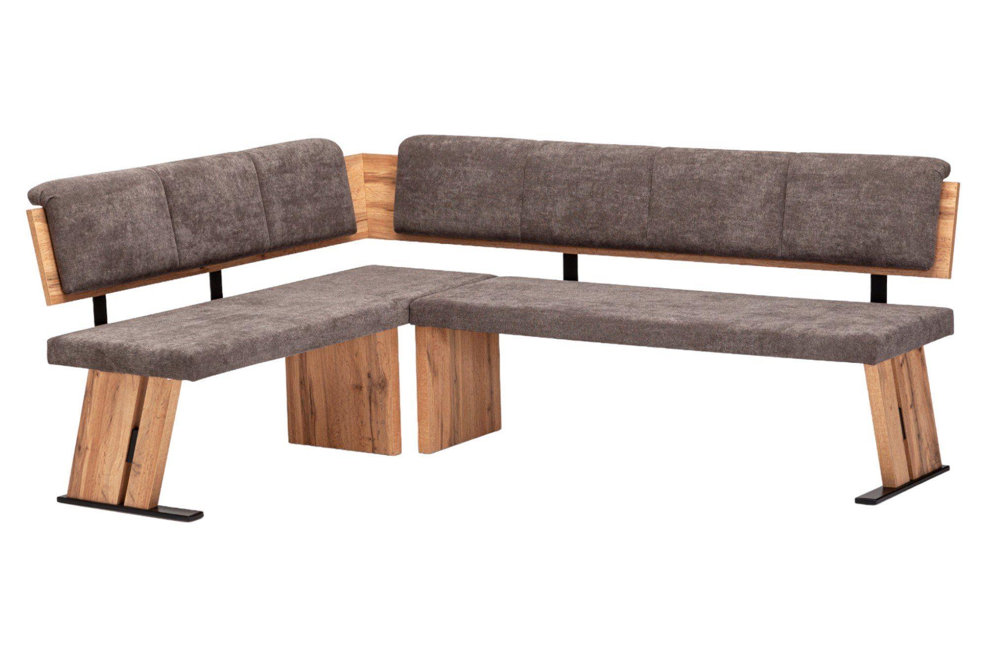 wohnli-moebel-suche-800000889276 Wohnli Möbelsuche - ECKBANK Damla 155 x 205 x 84 Polsterbank Appalachian Eiche/Dunkelbraun