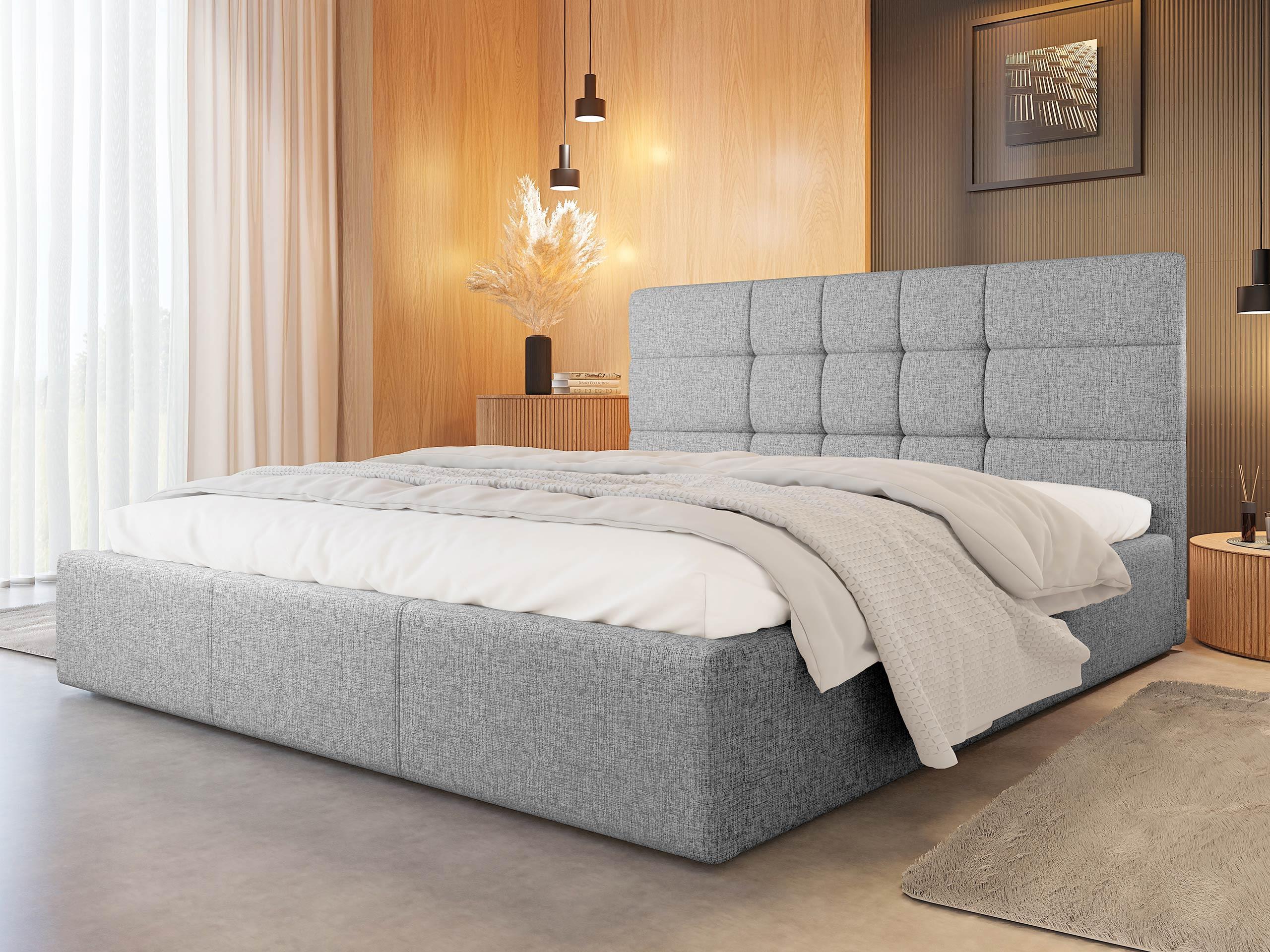 POLSTERBETT Swift mit Lattenrost Textil MIRJAN24 Möbel > Betten > Polsterbetten Grau