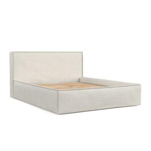 wohnli-moebel-suche-800000901023 Wohnli Möbelsuche - POLSTERBETT Sato mit Stauraum 160/200 cm Creme im Modesto Stoff