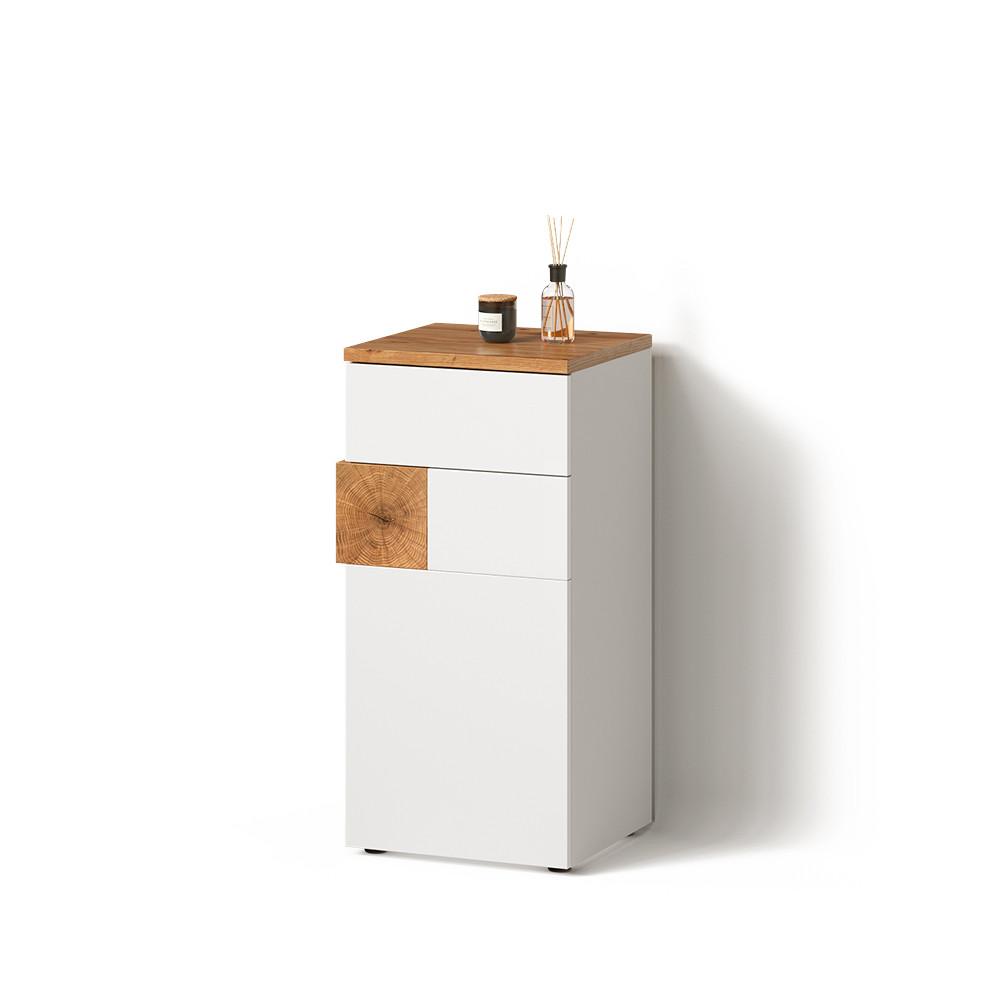 Wohnli Möbelsuche - MIDISCHRANK Tanaro Weiß 40 x 84 cm