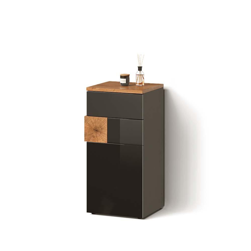 Wohnli Möbelsuche - MIDISCHRANK Tanaro Anthrazit 40 x 84 cm