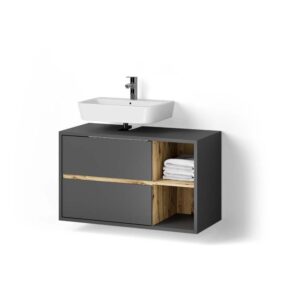 wohnli-moebel-suche-800000902758 Wohnli Möbelsuche - WASCHBECKENUNTERSCHRANK Vomano Anthrazit 100 x 60 cm