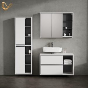 wohnli-moebel-suche-800000902759-1 WASCHBECKENUNTERSCHRANK Vomano Weiß 100 x 60 cm Holzwerkstoff Livinity® Möbel > Schränke > Badezimmerschränke > Waschbeckenunterschränke Weiß