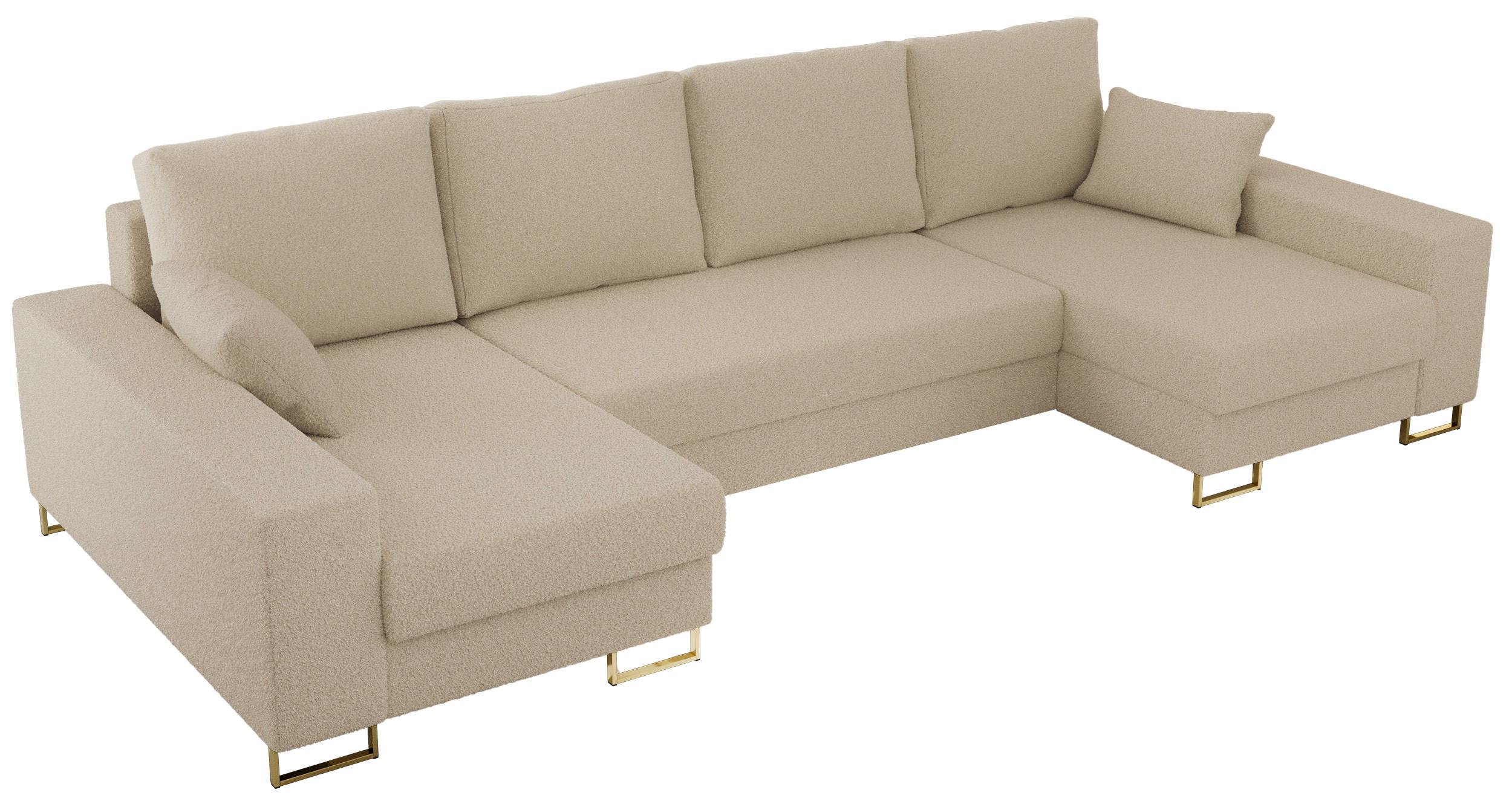 wohnli-moebel-suche-800000905764 Wohnli Möbelsuche - WOHNLANDSCHAFT DORIAN U Bouclé Beige