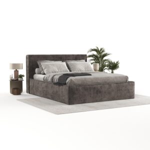 wohnli-moebel-suche-800000907130-1 POLSTERBETT Sato mit Stauraum 180/200 cm Braun im Terra NW Stoff Textil AltaBeds Möbel > Betten > Polsterbetten Braun