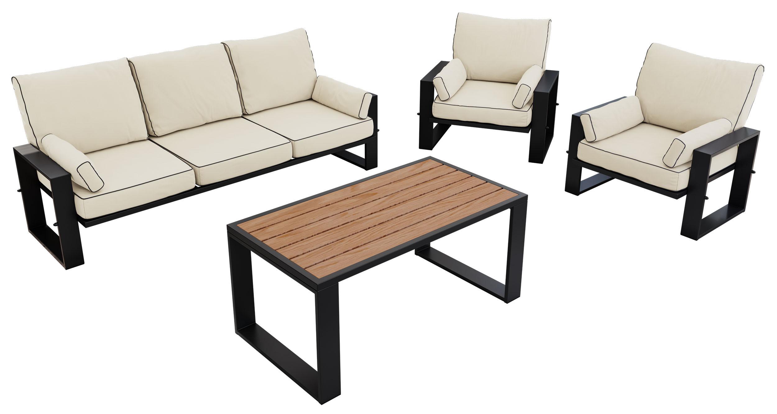 Wohnli Möbelsuche - GARTENMÖBEL-SET ELBA: 1x Tisch
