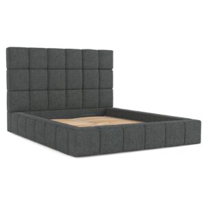 wohnli-moebel-suche-800000908288 Wohnli Möbelsuche - POLSTERBETT Skiathos mit Stauraum 160/200 cm Anthrazit im Bubble Stoff