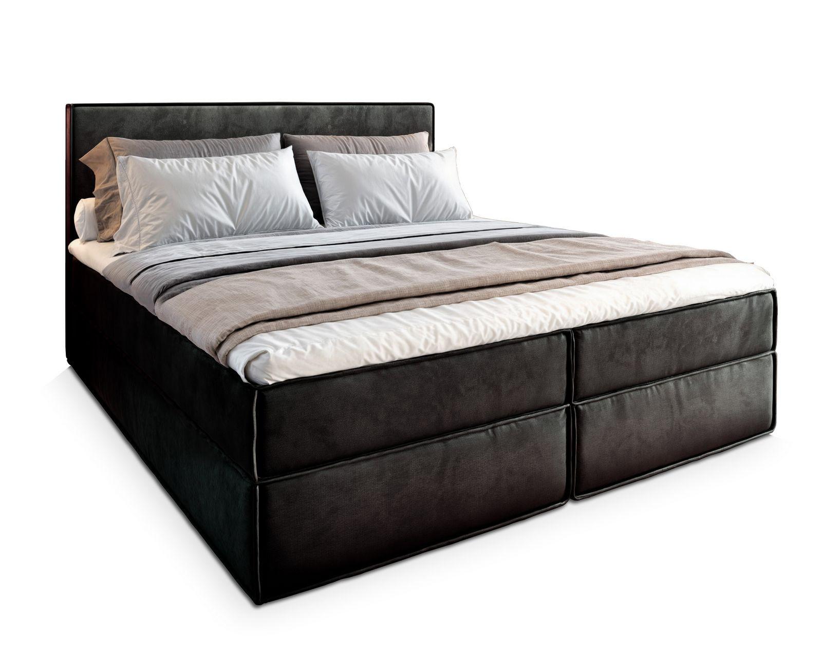 wohnli-moebel-suche-800000909415 Wohnli Möbelsuche - BOXBETT PELLIO 140x200 cm mit Matratze und Topper - Schwarz
