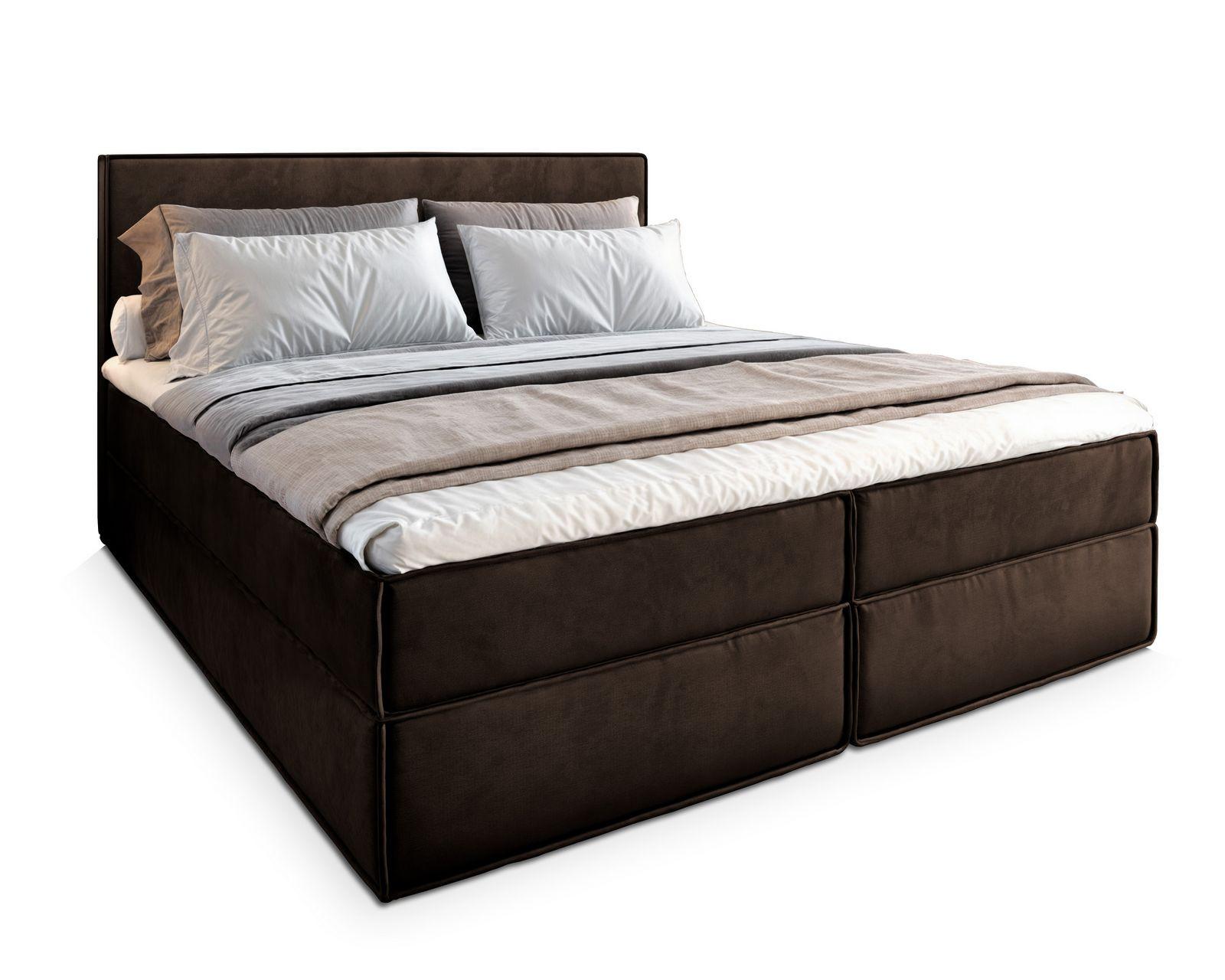wohnli-moebel-suche-800000909423 Wohnli Möbelsuche - BOXBETT PELLIO 160x200 cm mit Matratze und Topper - Braun