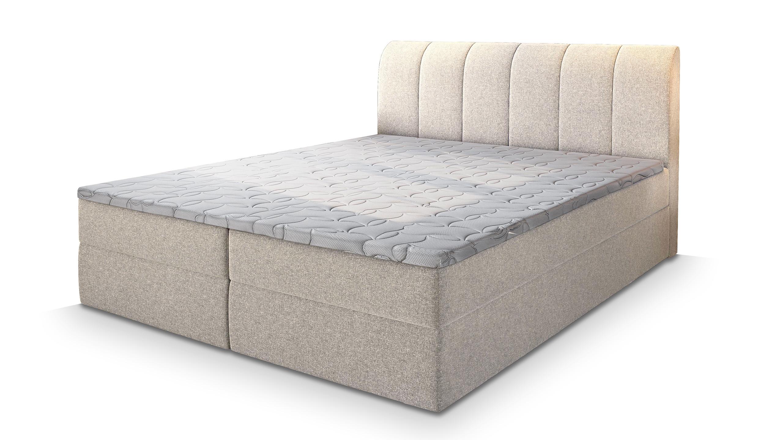 wohnli-moebel-suche-800000909513 Wohnli Möbelsuche - BOXBETT CEVANO 140x200 cm mit Matratze und Topper - Beige