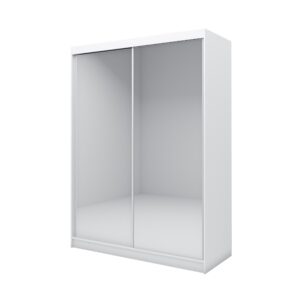 wohnli-moebel-suche-800000909517 Wohnli Möbelsuche - SCHWEBETÜRENSCHRANK BELLINA 160/216/61 cm 2-türig mit Spiegel Weiß