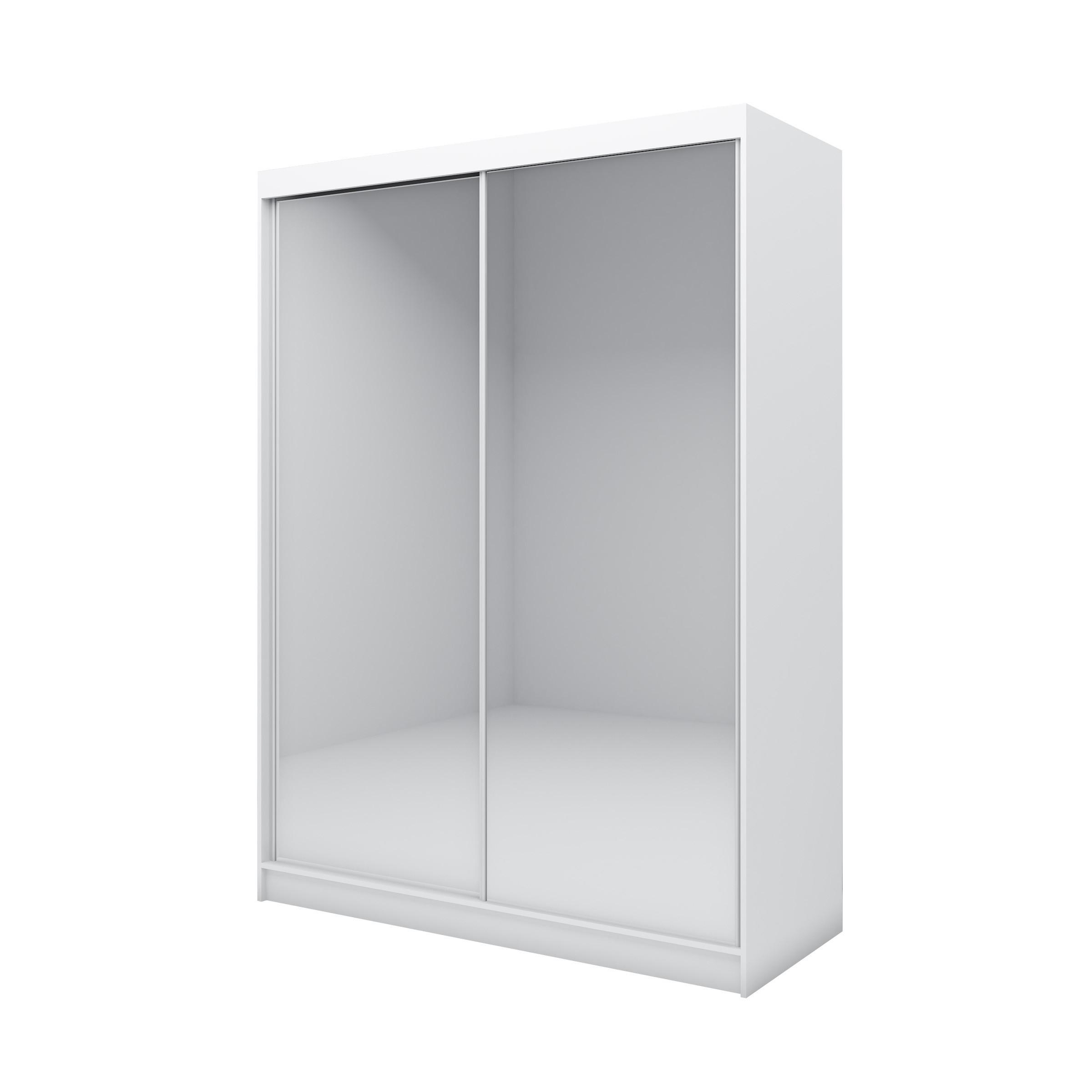 wohnli-moebel-suche-800000909517 Wohnli Möbelsuche - SCHWEBETÜRENSCHRANK BELLINA 160/216/61 cm 2-türig mit Spiegel Weiß