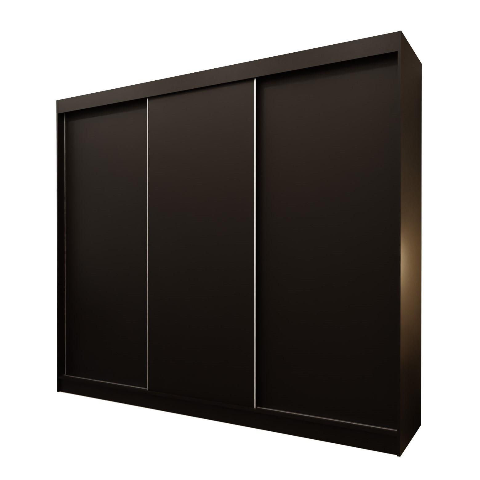 wohnli-moebel-suche-800000909552 Wohnli Möbelsuche - SCHWEBETÜRENSCHRANK SOFIA 240/216/61 cm 3-türig Schwarz