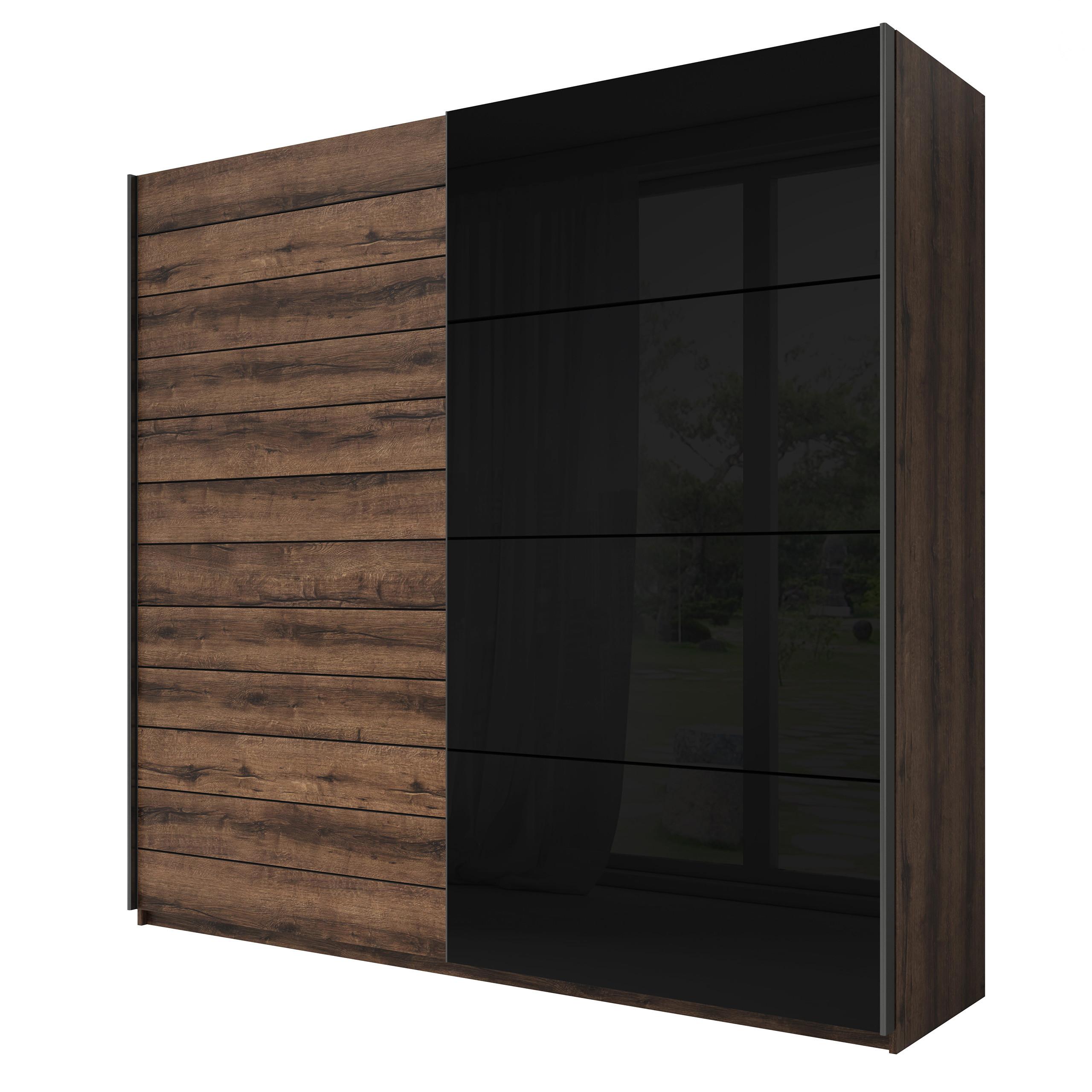 wohnli-moebel-suche-800000909573 Wohnli Möbelsuche - SCHWEBETÜRENSCHRANK COSMICO 200/210/61 cm 2-türig Braun