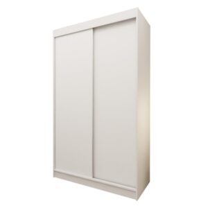 Wohnli Möbelsuche - SCHWEBETÜRENSCHRANK SOFIA 120/216/61 cm 2-türig Weiß