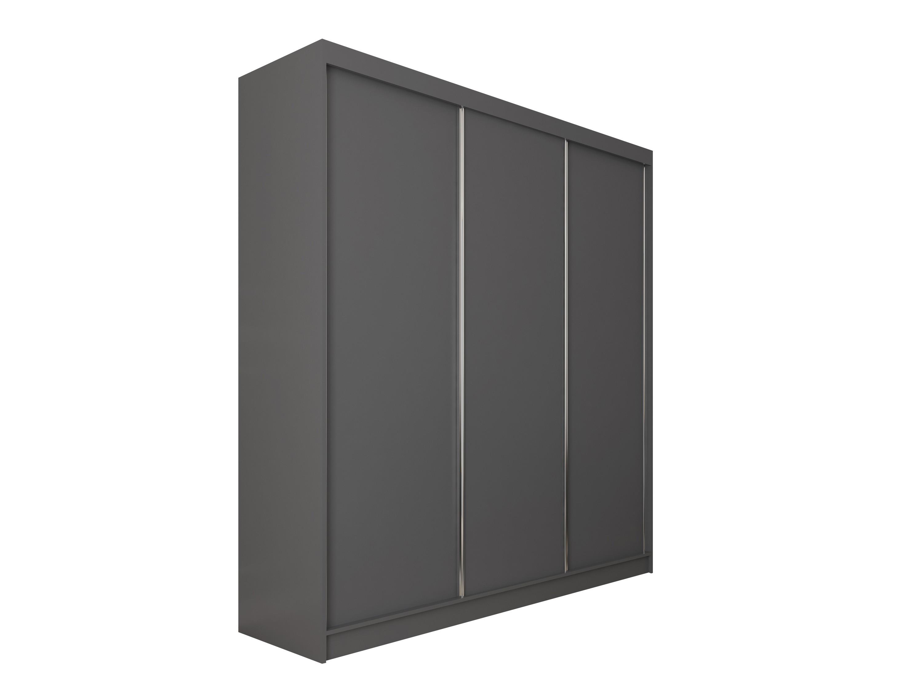 Wohnli Möbelsuche - SCHWEBETÜRENSCHRANK SOFIA 180/216/61 cm 3-türig Grau