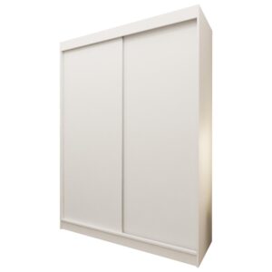 Wohnli Möbelsuche - SCHWEBETÜRENSCHRANK SOFIA 160/216/61 cm 2-türig Weiß