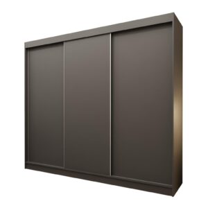 wohnli-moebel-suche-800000909628 Wohnli Möbelsuche - SCHWEBETÜRENSCHRANK SOFIA 240/216/61 cm 3-türig Grau