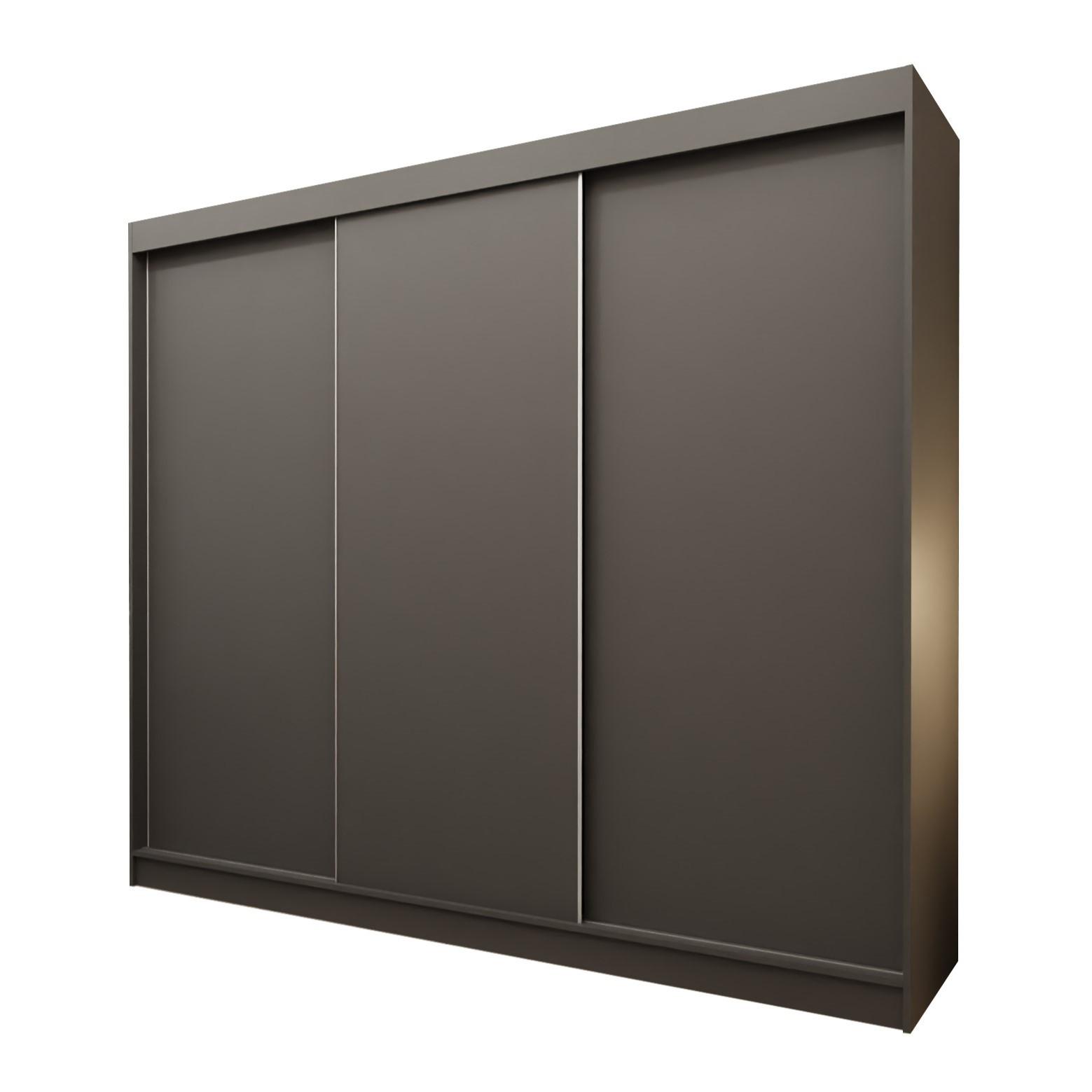 wohnli-moebel-suche-800000909628 Wohnli Möbelsuche - SCHWEBETÜRENSCHRANK SOFIA 240/216/61 cm 3-türig Grau