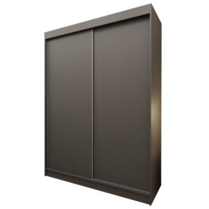 Wohnli Möbelsuche - SCHWEBETÜRENSCHRANK SOFIA 150/216/61 cm 2-türig Grau