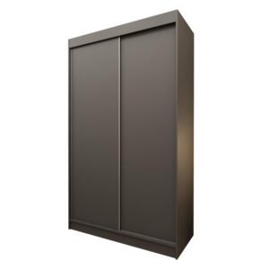 Wohnli Möbelsuche - SCHWEBETÜRENSCHRANK SOFIA 120/216/61 cm 2-türig Grau