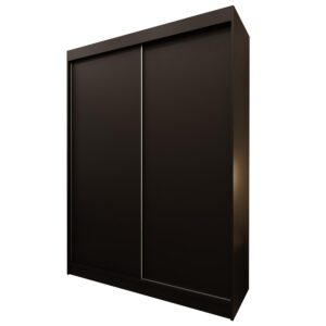 Wohnli Möbelsuche - SCHWEBETÜRENSCHRANK SOFIA 160/216/61 cm 2-türig Schwarz