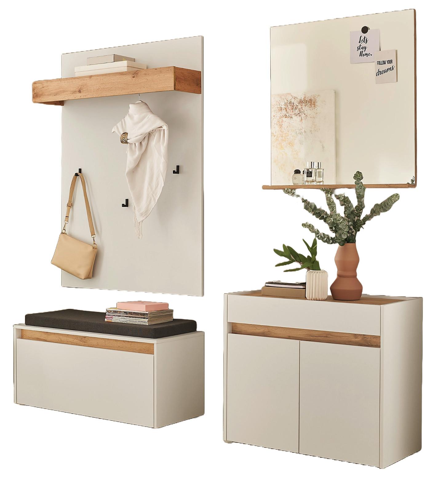 wohnli-moebel-suche-800000909829 Wohnli Möbelsuche - GARDEROBE 5-teilig Set weiß