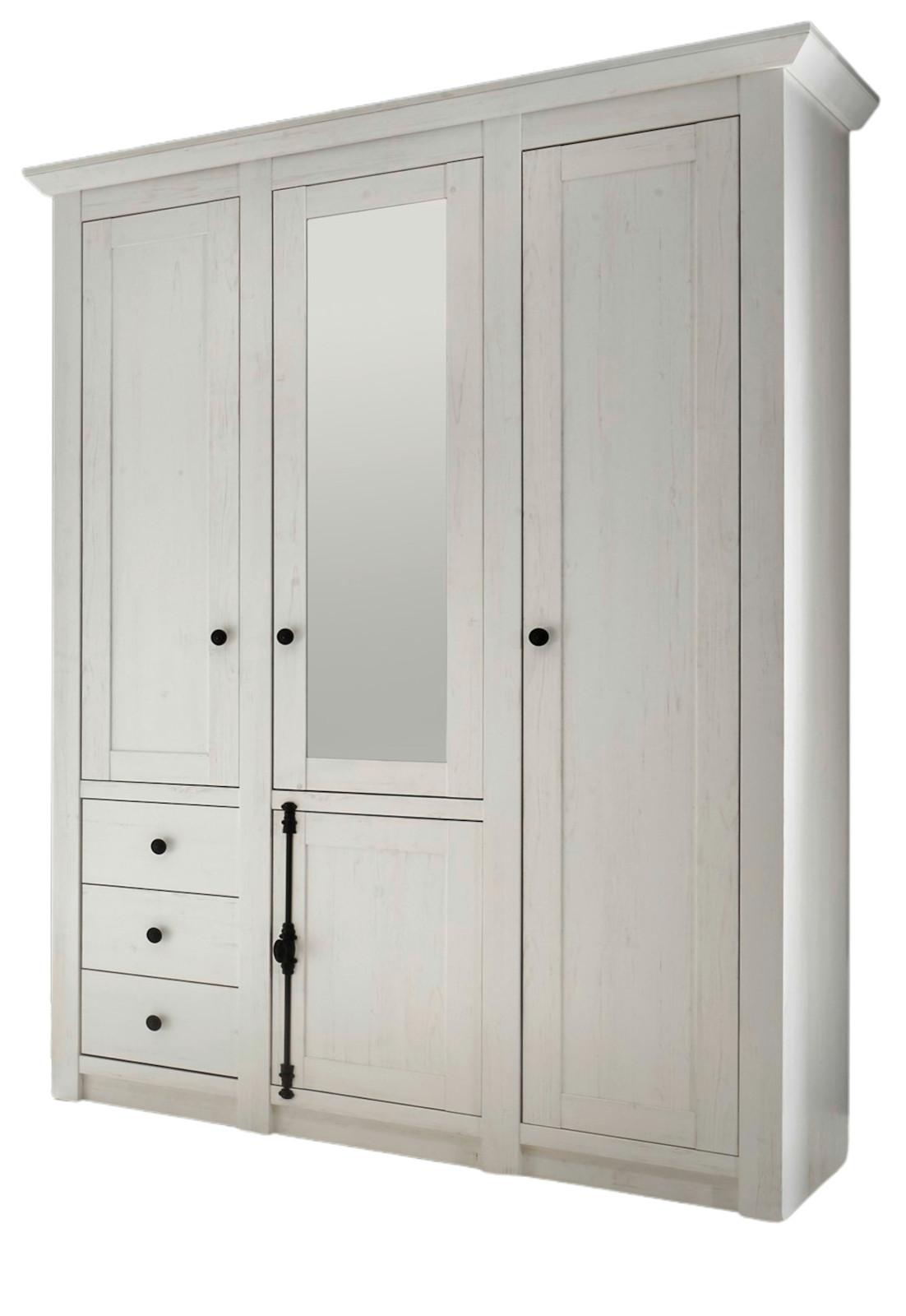 wohnli-moebel-suche-800000909841 Wohnli Möbelsuche - KLEIDERSCHRANK Pinie weiß 147 x 206 cm