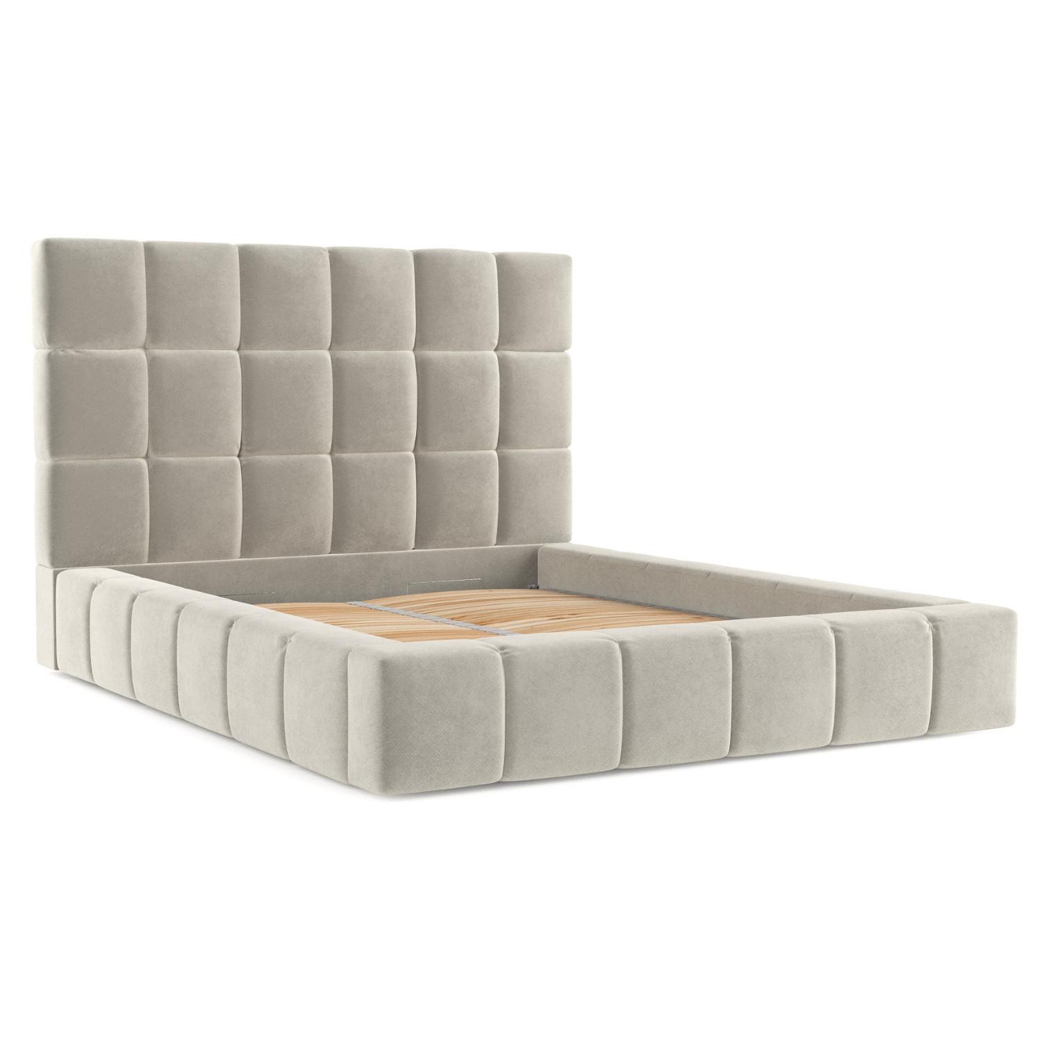 wohnli-moebel-suche-800000910360 Wohnli Möbelsuche - POLSTERBETT Skiathos mit Stauraum 180/200 cm Hellbeige im Terra NW Stoff