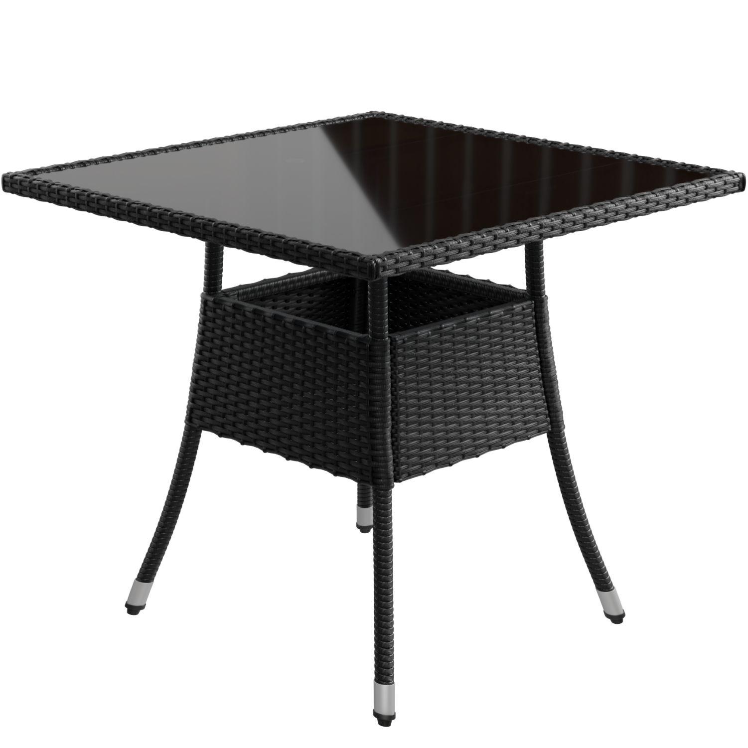 wohnli-moebel-suche-800000910458 Wohnli Möbelsuche - GARTENTISCH Yoro schwarz 80x80 cm