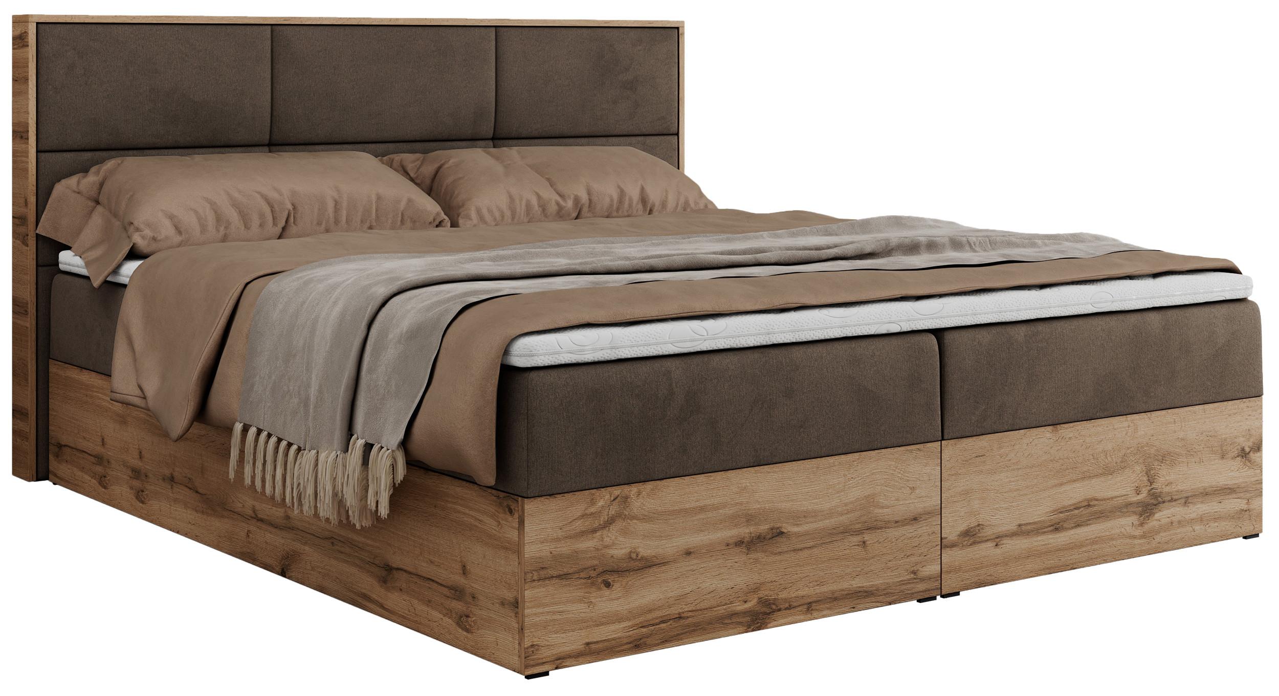 wohnli-moebel-suche-800000911618 Wohnli Möbelsuche - BOXBETT ALBERO 2 - 120/200 Braun Velvet - H4