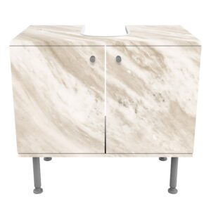 wohnli-moebel-suche-800000912485-1 WASCHBECKENUNTERSCHRANK Palissandro Marmor Beige 60/55/35 cm Holzwerkstoff Bilderwelten Möbel > Schränke > Badezimmerschränke > Waschbeckenunterschränke Beige