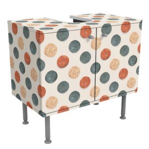 wohnli-moebel-suche-800000912547 Wohnli Möbelsuche - WASCHBECKENUNTERSCHRANK Rundes Terrazzo 60/55/35 cm