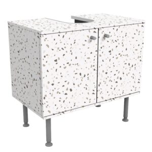 Wohnli Möbelsuche - WASCHBECKENUNTERSCHRANK Detailliertes Terrazzo Muster Pompeji 60/55/35 cm