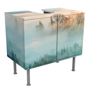 wohnli-moebel-suche-800000912557 Wohnli Möbelsuche - WASCHBECKENUNTERSCHRANK Nebel bei Sonnenaufgang 60/55/35 cm