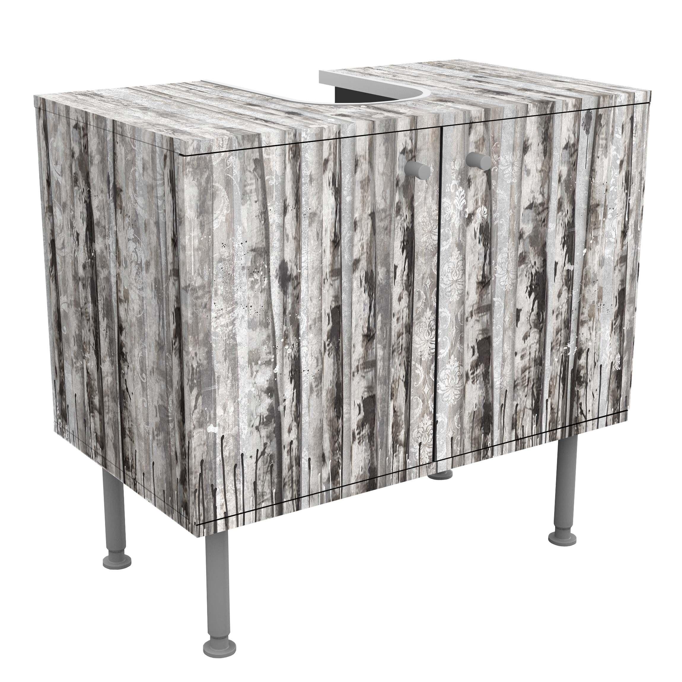 wohnli-moebel-suche-800000912571 Wohnli Möbelsuche - WASCHBECKENUNTERSCHRANK Malerischer Birkenwald 60/55/35 cm