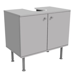 Wohnli Möbelsuche - WASCHBECKENUNTERSCHRANK Achatgrau 60/55/35 cm