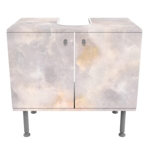wohnli-moebel-suche-800000912578-1 WASCHBECKENUNTERSCHRANK Onyx Marmor 60/55/35 cm Holzwerkstoff Bilderwelten Möbel > Schränke > Badezimmerschränke > Waschbeckenunterschränke Grau
