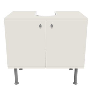 wohnli-moebel-suche-800000912589-1 WASCHBECKENUNTERSCHRANK Meersand 60/55/35 cm Holzwerkstoff Bilderwelten Möbel > Schränke > Badezimmerschränke > Waschbeckenunterschränke Beige
