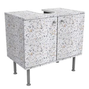 wohnli-moebel-suche-800000912623 Wohnli Möbelsuche - WASCHBECKENUNTERSCHRANK Terrazzo Muster Neapel 60/55/35 cm