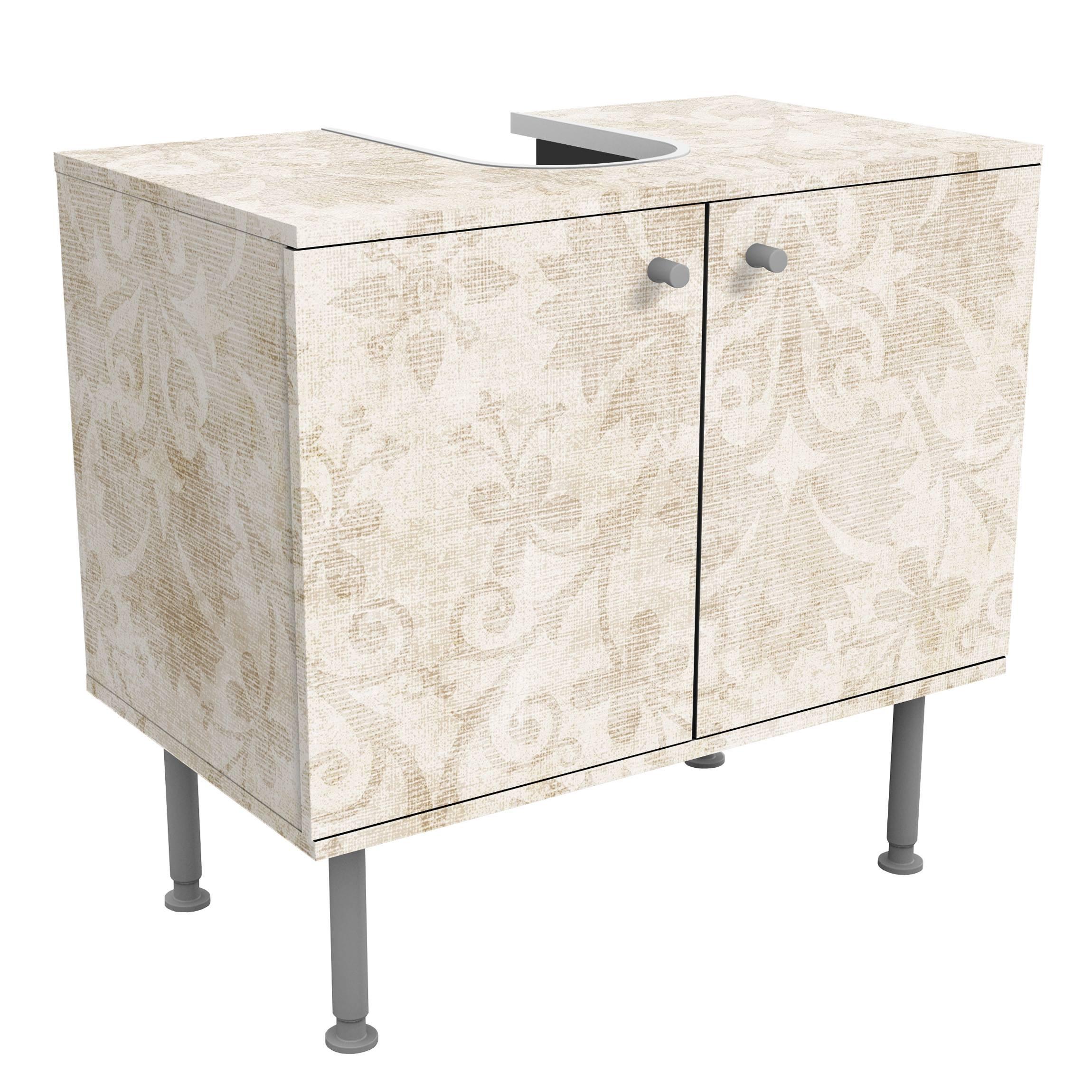 wohnli-moebel-suche-800000912630 Wohnli Möbelsuche - WASCHBECKENUNTERSCHRANK Antiker Damast 60/55/35 cm