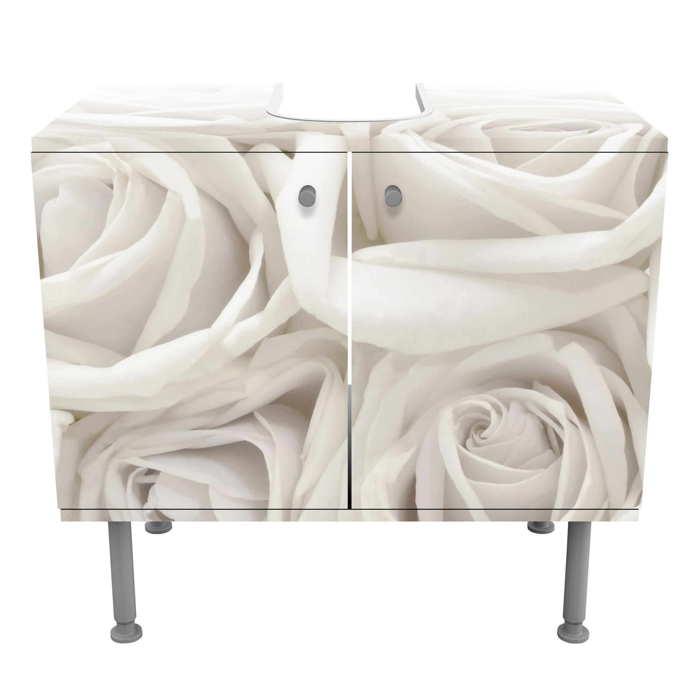 wohnli-moebel-suche-800000912674 Wohnli Möbelsuche - WASCHBECKENUNTERSCHRANK Weiße Rosen 60/55/35 cm