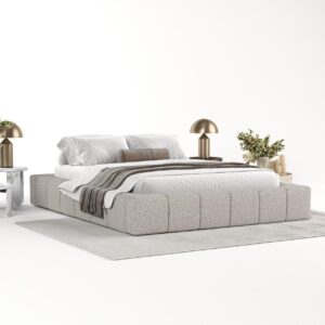 wohnli-moebel-suche-800000912784-1 POLSTERBETT Kea mit Stauraum 180/200 cm Grau im Bubble Stoff Textil AltaBeds Möbel > Betten > Polsterbetten Grau