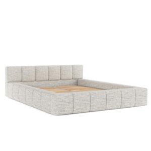 wohnli-moebel-suche-800000912804 Wohnli Möbelsuche - POLSTERBETT Milos mit Stauraum 200/200 cm Hellgrau im Modesto Stoff