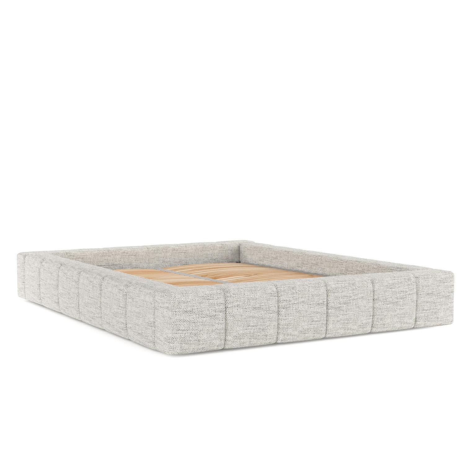 wohnli-moebel-suche-800000913747 Wohnli Möbelsuche - POLSTERBETT Kea mit Stauraum 160/200 cm Hellgrau im Modesto Stoff