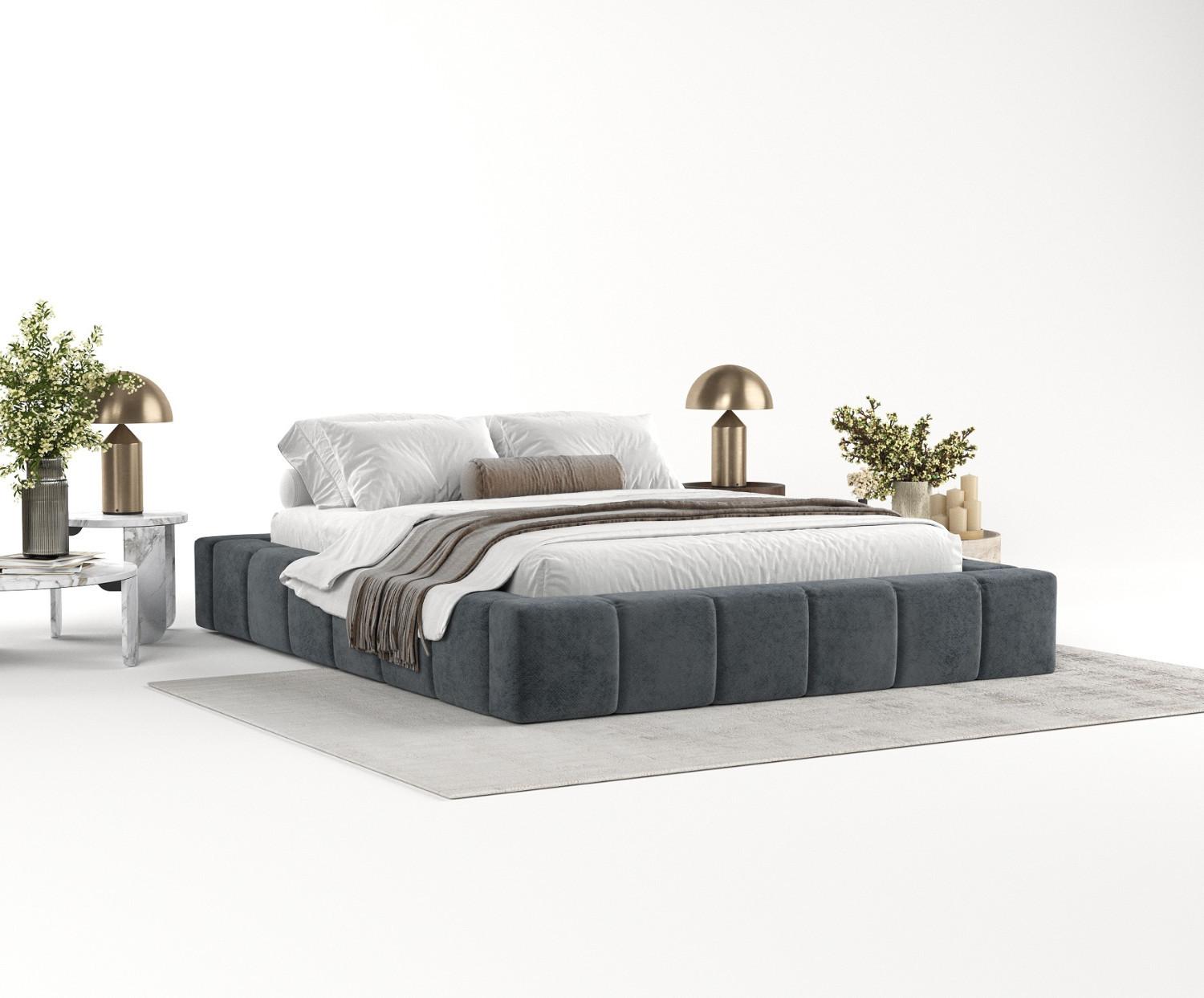 POLSTERBETT Kea mit Stauraum 180/200 cm Anthrazit im Terra NW Stoff Textil AltaBeds Möbel > Betten > Polsterbetten Anthrazit