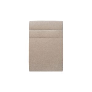KOPFTEIL Modell Linien – Beigebrauner Stoff 90 cm Holz Sommeil de Plomb Möbel > Betten Braun