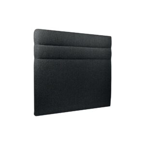 wohnli-moebel-suche-800000914207-1 KOPFTEIL Modell Linien – Schwarzer Bouclé-Stoff 180 cm Holz Sommeil de Plomb Möbel > Betten Schwarz